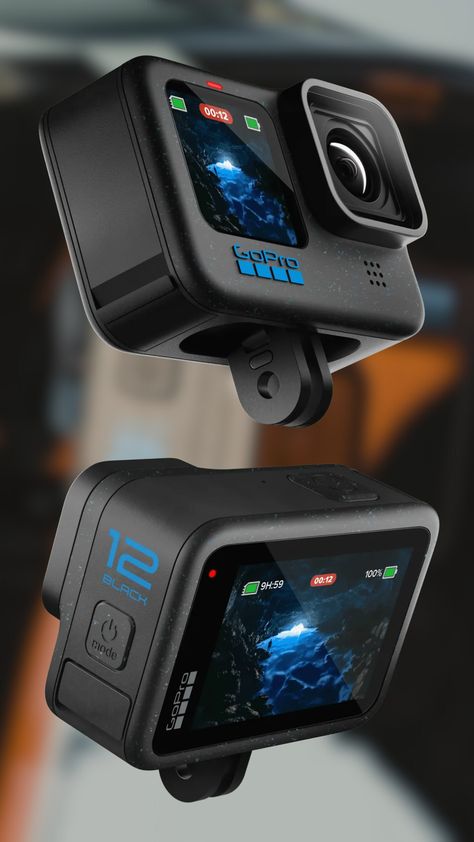 From hiking to diving, GoPro HERO12 Black is the choice for adventurers. Waterproof and durable, this camera keeps pace with you. Go Pro Camera, Pen Camera, Teknologi Gadget, Tech Gadget, Office Gadgets, Power Socket, Waterproof Camera, Gopro Camera, Go Pro