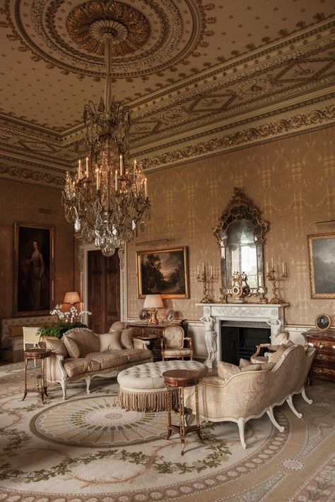 Castle Rooms, Irish Castles, Palace Interior, Castles Interior, Casa Vintage, Baroque Architecture, Mansion Interior, Home Design Decor, Classic Interior