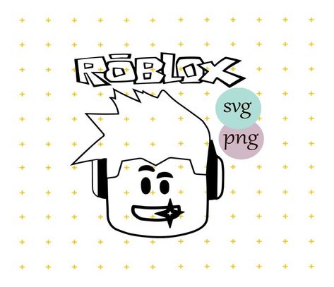 Roblox Clipart, Roblox Svg, Roblox Birthday Cake, Minecraft Stickers, Roblox Party, Roblox Cake, Roblox Birthday, Cricut Explore Projects, Video Game T Shirts