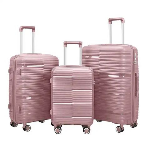 Wholesale Suitcase Pp Trolley Luggages 3 Pieces Set Travelling Bags Suit Case Luggage Sets With 4 Wheels - Buy Zipper Closure Luggage Set,Pp Luggage Suitcase,Lightweight Hard Shell Suitcase Product on Alibaba.com Luggage Design, Luggage Suitcase, Luggage Sets, Travel Luggage, Luggage Bags, Travel Bag, Travel Bags, Travel, Design