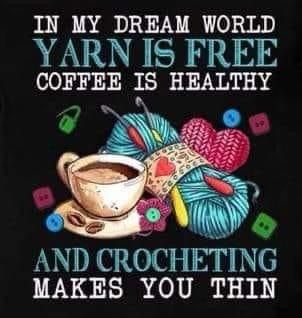 Yarn Quote, Knitting Creations, Yarn Humor, Crochet Quote, Funny Crochet, Knitting Quotes, Crochet Humor, Dream World, Craft Quotes