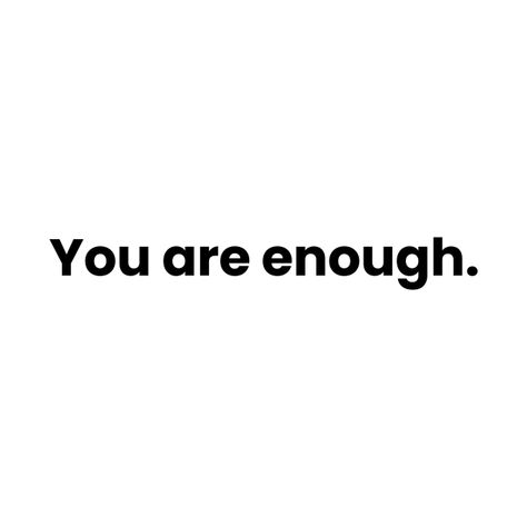 Im Good Enough, I'm Enough, Im Good, Cosmetics Bag, You Are Enough, Typographic Design, Good Enough, Movie Quotes, Me Quotes