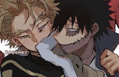 Natsu X Shigaraki, Hawk X Dabi Cute, Dabi X Yn, Dabi X Hawks Comic Kiss, Dabi X Hawks, Dabi Todoroki, Mha Ships, Keigo Takami, Film Anime