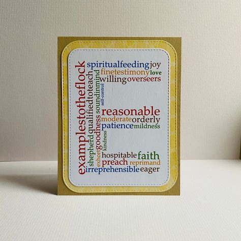 Marriage Scripture, Friendship Thank You, Friendship Encouragement, Handmade Thank You Cards, Thank You Friend, Thank You Greetings, Jw Gifts, Appreciation Cards, 1 Timothy