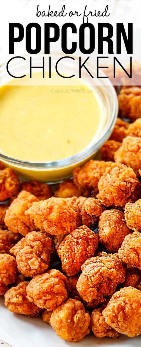 Fried Popcorn Chicken, Authentic Chicken Tacos, Chicken Breast Tacos, Baked Popcorn Chicken, Chicken Tacos Recipe Easy, Tacos Chicken, Honey Mustard Dip, Tacos Easy, Chicken Tacos Recipe