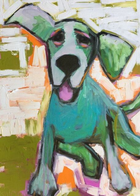 Modern Pup- 30x40 $1,100 Goofy Dog Drawing, Horse Painting Ideas, Fun Dog Paintings, Abstract Dog Painting, Colorful Dogs Painting, Abstract Dog Painting Acrylics, Abstract Dog Painting Modern, Whimsical Dogs, Dog Painting Pop Art