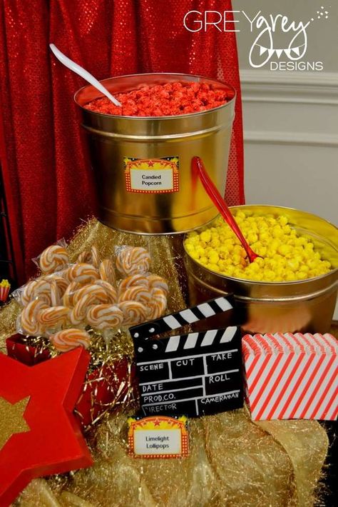 Red, red carpet, Hollywood, Golden Statue Birthday Party Ideas | Photo 14 of 32 | Catch My Party Red Carpet Party Ideas, Gold Objects, Red Carpet Sweet 16, Red Carpet Theme Party, Hollywood Prom, Hollywood Birthday Parties, Cinema Party, Golden Statue, Red Carpet Theme