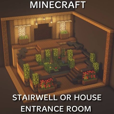 Minecraft Interior, Minecraft Interior Design, Minecraft House Plans, Bangunan Minecraft, Minecraft Cottage, Easy Minecraft Houses, Minecraft House Tutorials, Minecraft Castle, Minecraft Room