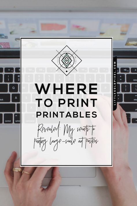 Where to Print Printables (My Top 4 Secrets!) • Little Gold Pixel Free Wall Art Prints, Wedding Planner Printable, Computer Lessons, Free Wedding Planner, Free Wall Art, Wedding Planner Printables, Free Printable Art, Secrets Revealed, Relief Society