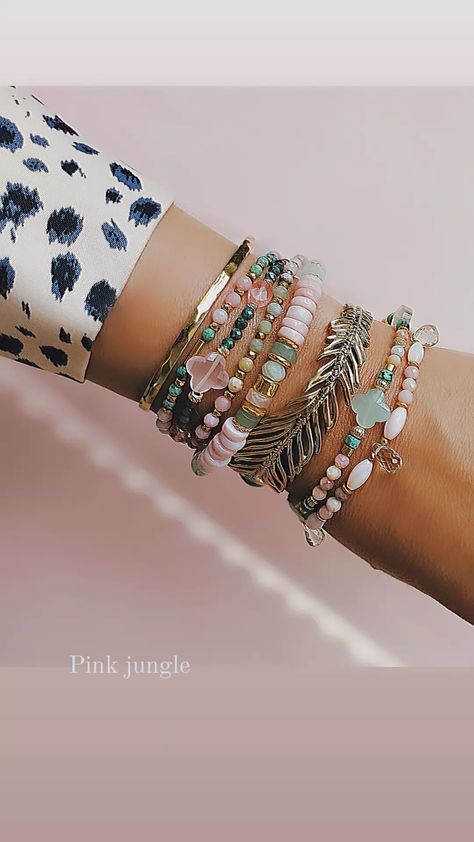 Pink opal, rose quartz, Aventurine, tourmaline, chalcedony, water lemon quartz, Strawberry quartz, turquoise bracelets Water Lemon, Chalcedony Bracelet, Turquoise Bracelets, Lemon Quartz, Strawberry Quartz, Pink Opal, Handmade Jewellery, Pandora Charms, Bracelet Designs