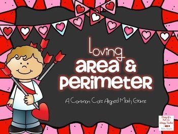 This is the perfect activity for Valentine's Day! You can celebrate the holiday while working on the tricky skills of area and perimeter! Third Grade Classroom Themes, Area And Perimeter Games, Area And Perimeter Activities, Perimeter Games, Perimeter Activities, Skills For Students, Daily 5 Math, Maths Area, Math Education