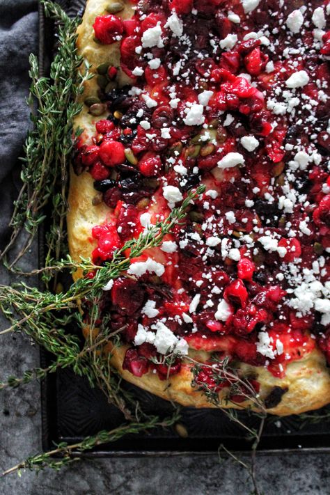 Roasted Cranberry and Goat Feta Focaccia – SIMPLY BEAUTIFUL EATING Beet Couscous, Garlic Baked, Cheese Crescent Rolls, Fresh Beets, Deli Turkey, Turkey Cheese, Roasted Beets, Smoked Turkey, Everything Bagel