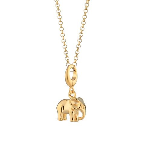 Elephant pendant necklace