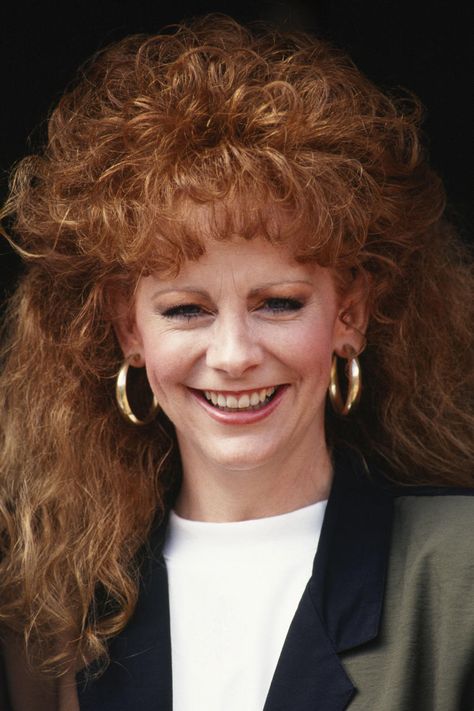 50 Years of Southern Church Hair | Reba, honey, with hair like that, you could’ve sung with any gospel quartet in the 90s. #beautytips #southernliving #hair #hairstyle 90s Country Hairstyles, Southern Hairstyles Country, Big Southern Hair, Reba Mcentire Hairstyles, Quick And Cute Hairstyles, 80's Hairstyles, Cute Hairstyles For Curly Hair, Curly Hair Looks, Church Hair