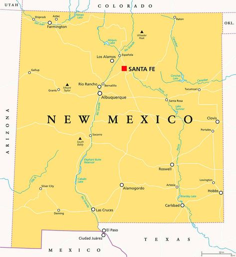 20 Charming Towns and Cities in New Mexico New Mexico Map, River Map, Mexico Map, Mexico Destinations, Air Balloon Rides, South Pacific, Rio Grande, New South Wales, Western Australia