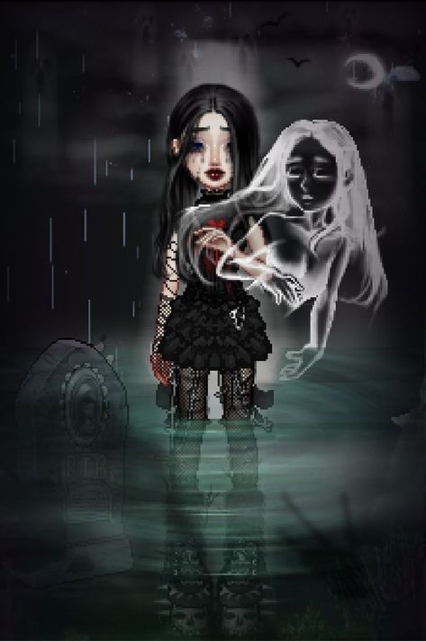 halloween ghost dead girl ○ everskies fashion dress up game Pixel City, Fashion Dress Up Games, Ghost Girl, Dead Girl, Virtual Fashion, Drawing Clothes, Pose Reference Photo, Up Game, Halloween Ghost