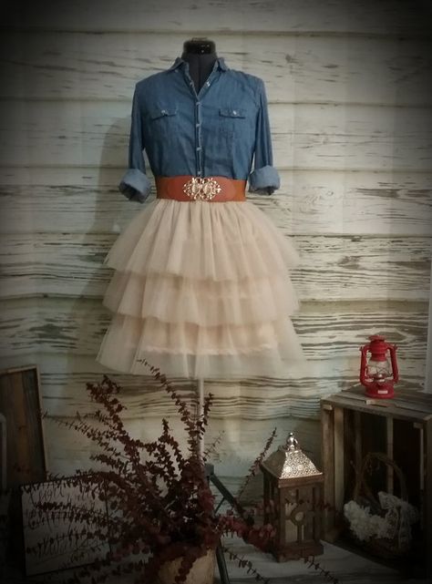 Free Shipping to USA Custom Made Adult Champagne by Jadasclothing Tier Layered Skirt, Layered Tulle Skirt Short, Tutu And Cowboy Boots, Tuelled Skirt With Weatern Booties, Western Ruffle Skirt, Things To Do With Old Jeans, Country Wedding Bridesmaids, Weatern Tooled Skirt, Three Tiered Skirt