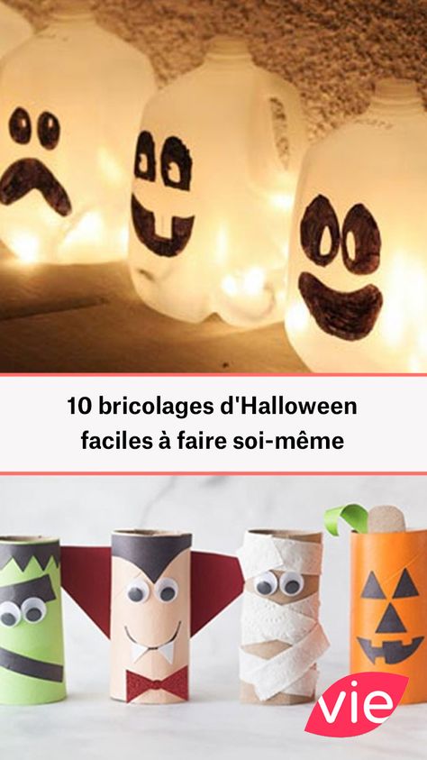 L’Halloween, c’est le temps des bricolages, idéalement faciles. Aries Women, Bricolage Halloween, Easy Diy Halloween Decorations, Spooky Food, Homemade Halloween Decorations, Fun Halloween Crafts, Easy Halloween Decorations, Perfect Manicure, Homemade Halloween