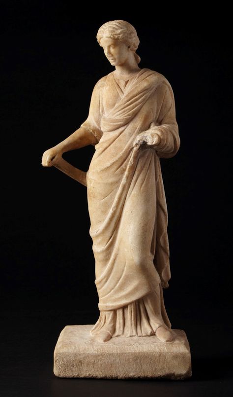 Antiquities | Christie's Classical Sculpture, Living Statue, Hellenistic Period, Greek Women, Roman Statue, Ancient Goddesses, Ancient Statues, Greek Design, Classical Antiquity