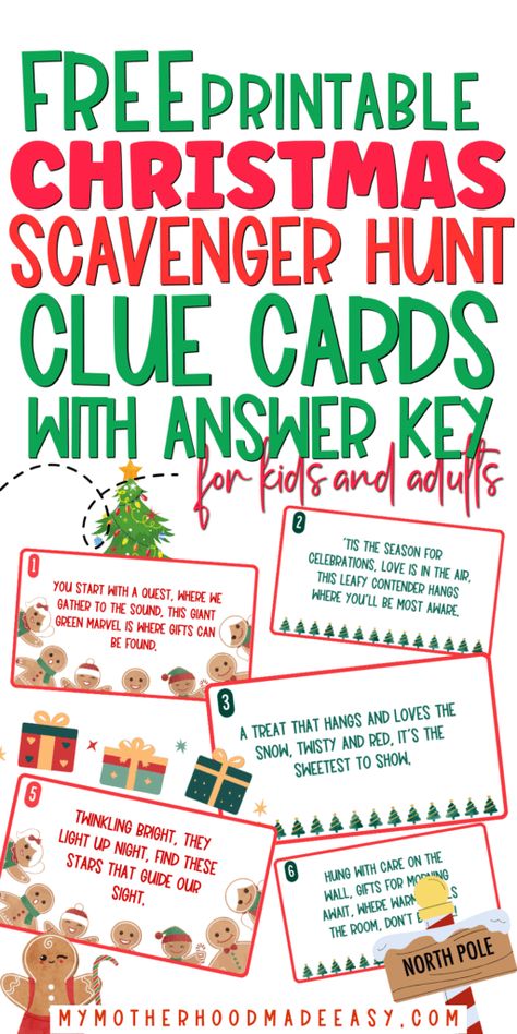 Christmas Riddle Scavenger Hunt, Disney Christmas Games, Christmas Eve Scavenger Hunt For Kids, Elf Scavenger Hunt Clues Free, Kids Christmas Scavenger Hunt Clues Free Printable, Christmas Lights Scavenger Hunt Families, Christmas Hunt Ideas For Kids, Indoor Christmas Scavenger Hunt For Kids, Christmas Scavenger Hunt For Kids Free