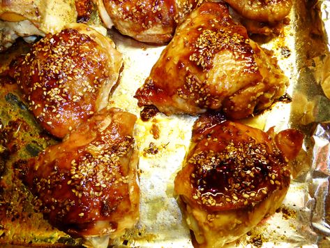 Eat In Hoisin Chicken Thighs With Crispy Vegetables Hoisin Chicken Thighs, Recipes With Hoisin Sauce, Asian Chicken Thighs, Crispy Vegetables, Crispy Broccoli, Brown Rice Cooking, Crispy Baked Chicken Thighs, Hoisin Chicken, Chicken Thighs Recipes