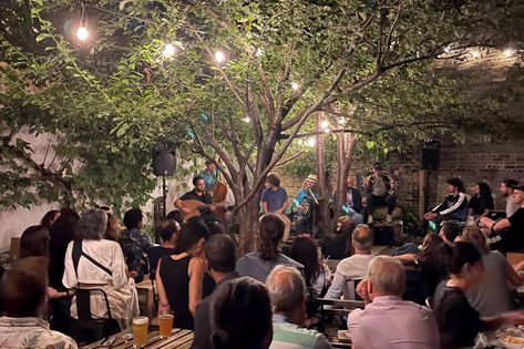 Backyard Concert, Crepe Shop, Toronto Street, Persian Garden, Toronto Travel, Front Patio, Types Of Guys, Summer Tour, Music Venue