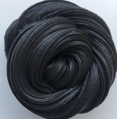 Black Butter Slime Made with Daiso Clay this is soooo smooth oooom #firstpin Black Slime, Stimboard Gifs, Butter Slime, Slime, Butter, Quick Saves, Color, Black