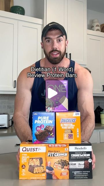 Josh New on Instagram: "Dietitian’s one word protein bar review⁣
⁣
1. ONE Bar Fruity Cereal tastes awful and very artificial. Don’t recommend despite the decent macros.⁣
2. Snicker’s Bar PB I had high hopes for. Very chalky and has a long way to go in terms of flavor. Definitely not a good alternative to actual Snickers.⁣
3. Quest Hero bars have always been a favorite - great flavor and more than amazing macros. The sugar alcohols (specifically Maltitol cause gas and bloating though)⁣
4. Pure Protein Bars have great flavor and great macros. Maltitol is an issue though as there’s 9g per bar.⁣
5. Barebells protein bars have always had a great mouthfeel and decent flavor along with a good calorie to protein ratio.⁣
6. FitCrunch Bars I had high hopes for and it did not come through. Had a horr Macro Friendly Protein Bar, Barebells Protein Bars, Protein Bar Quest, Built Bars Protein, Rxbar Protein Bar, Snickers Protein, Pure Protein Bars, Protein Bars Brands, Quest Protein Bars