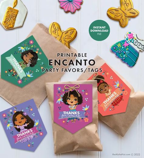 ENCANTO Party Favors Kids Birthday Party Isabela Mirabel - Etsy Encanto Goodie Bags, Encanto Party Favors, Fear Factor Party, Encanto Birthday Party, Encanto Birthday, Encanto Party, Birthday Party Packs, Birthday Bag, Personalized Party Favors