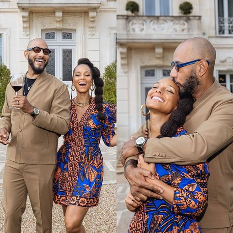 Alicia Keys Swizz Beatz, Swizz Beatz, Alicia Keys, Couples Photoshoot, Shades Of Black, Engagement Pictures, Influencer, Mood Board, Shades