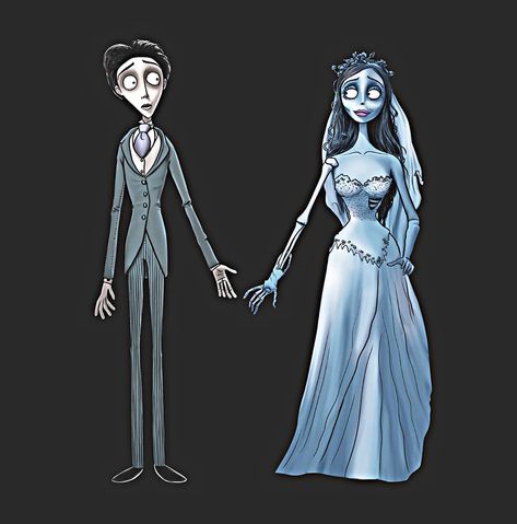 Corpse Bride Full Body Picture, Victor And Emily Drawing, Emily And Victor, Victor And Emily, Victor Design, Victor Corpse Bride, Corpse Bride Art, Emily Corpse Bride, Photos Edit