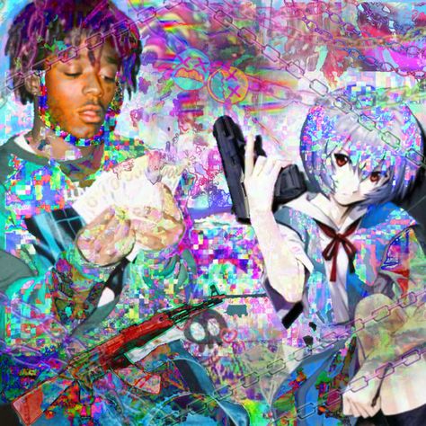 glitchcore rei ayanami evangelion lil uzi vert trap uwu hyperpop rap Hyperpop Playlist Cover, Hyperpop Pfp, Hyperpop Album Cover, Hyperpop Aesthetic, Hyper Pop, Evangelion Playlist Cover, Different Aesthetics Types, Cybercore Rei Ayanami, Purple Evangelion Aesthetic