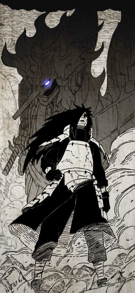 Madara Uchiha Black And White, Madara Uchiha Susanoo, Madara Uchiha Manga, Madara Manga, Madara Uchiha Wallpapers, Madara Wallpaper, Naruto Tattoo, Naruto Gif, Recent Anime