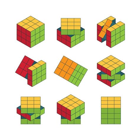 Rubiks cube isometric set | Premium Vector #Freepik #vector #rubik-cube #rubik #isometric-game #logic Photoshop Fails, Flash Ideas, Photoshop Fail, Funny Photoshop, Color Puzzle, Logic, Made It, Premium Vector, Fails