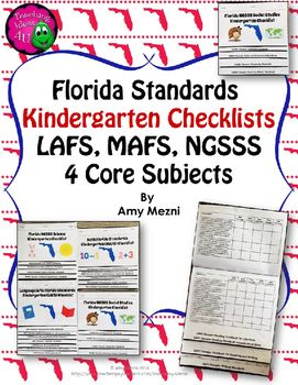 Florida Standards LAFS MAFS NGSSS Kindergarten ChecklistsNeed an easy way to keep track of covering the standards in your Kindergarten classroom?  This is a set of layered flap books with the standards for each of the four core subjects: language arts, math, science, and social studies. ($) Florida Project Kids, Florida Best Standards Kindergarten, Texas Kindergarten Teks, Florida Homeschool Unit, Kindergarten Checklist, Florida State Parks Map, Social Studies Resources, 5th Grade Classroom, 4th Grade Classroom