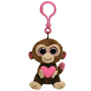 CASANOVA - monkey (keychain) Ty Beanie Boos Collection, Ty Animals, Baby Dumbo, Ty Beanie Boos, Beanie Boo, Monkey Plush, Teddy Bear Stuffed Animal, Beanie Boos, Key Clip