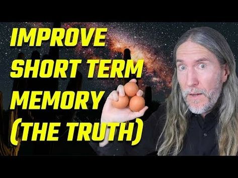 (2362) How You Really CAN Improve Short Term Memory (But there is a catch...) - YouTube Memory Training, Memory Exercises, Better Memory, Types Of Memory, Short Term Memory, Working Memory, Improve Memory, Get Real, Mean It