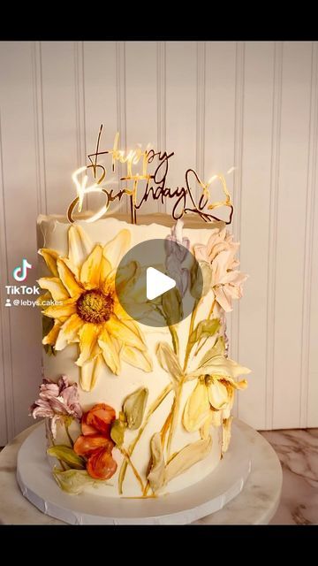 Labyrinth Nitkowski on Instagram: "Floral palette knife Cake Design. The Bloom., whatchout theres part two coming up!!! #cute #cakedecorating #cake #cakedesign #creative #artist #buttercream #itsacake #craft #paletteknifeart #flowers #floraldesign #blooms #pretty #garden #unique" Palette Knife Cake, Floral Palette, Palette Knife Art, Pretty Garden, Palette Knife, Let Them Eat Cake, Labyrinth, Eat Cake, Butter Cream