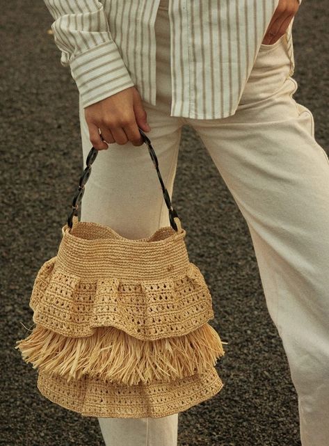 Drawstring Bag Diy, Shoulder Bag Pattern, Sac Tote Bag, Raffia Crochet, Bag Crochet Pattern, Diy Crochet Bag, Shoulder Bags Pattern, Crochet Handbags Patterns, Crochet Etsy