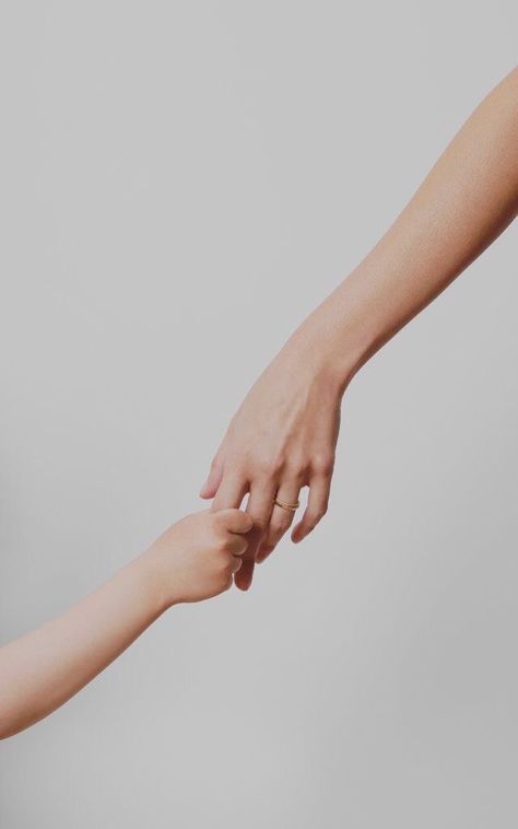 Photography Hand Poses, Holding Hands Mom And Daughter, Mother Daughter Hand Pictures, 3 Hands Holding, Mother And Son Aesthetic, Mother Aesthetic, Minimal Mom, Child Hand, Mommy And Son