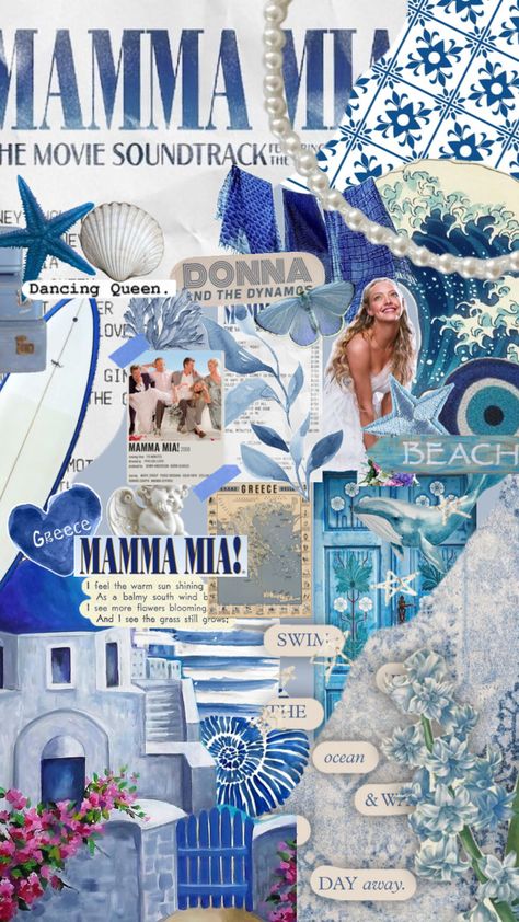 greece / mamma mia :: 🤍🇬🇷🐋 || #greece #mammamia #greecesummer #mammamiashuffle #greeceaesthetic Mamma Mia Collage Wallpaper, Mamma Mia Background Iphone, Mama Mia Collage, Greece Aesthetics Wallper, Mamma Mia Phone Wallpaper, Greece Mamma Mia Aesthetic, Mamma Mia Moodboard, Momma Mia Aesthetic, Mama Mia Background