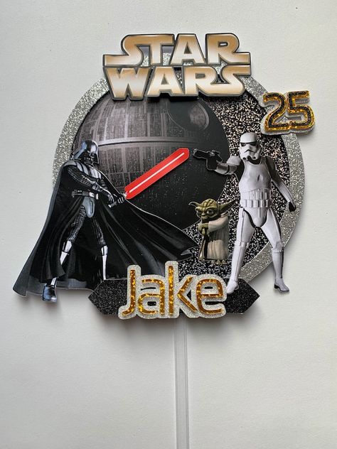 Star Wars Cake Diy, Darth Vader Cake Topper, Power Ranger Cake Toppers, Star Wars Cake Topper, Storm Trooper Cake, Lego Cake Topper, Darth Vader Cake, Power Ranger Cake, Star Wars Cake Toppers