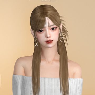 Asian Hair Sims 4, Bijoux Piercing Septum, The Sims 4 Cabelos, Sims 2 Hair, Sims 4 Tsr, Mod Hair, Sims 4 Anime, Y2k Hair, Pelo Sims