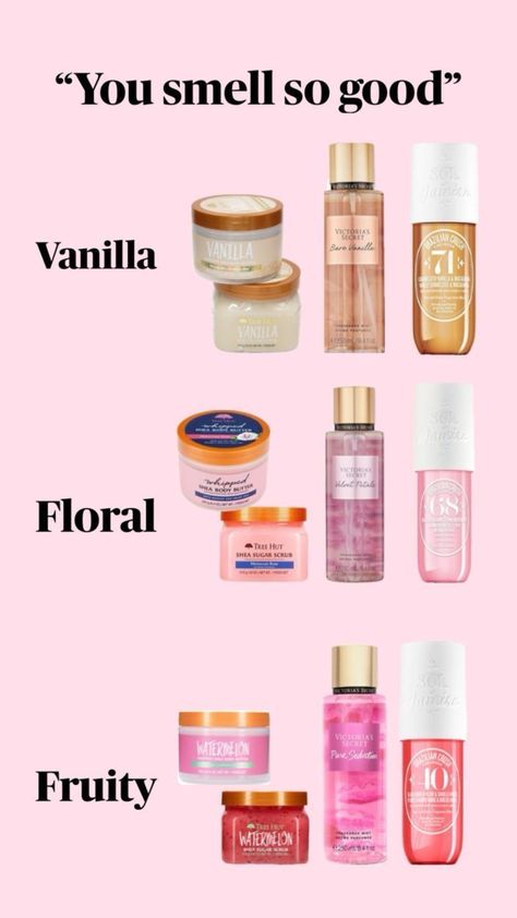 You smell so good!! Koleksi Parfum, Dag Make Up, Basic Skin Care Routine, Shower Skin Care, Body Smells, Perfect Skin Care Routine, Victoria Secret Perfume, Pretty Skin Care, Skin Care Items