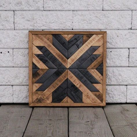 Wood Pieces Wall Art, Scandinavian Wood Wall Art, Aztec Wooden Wall Art, Wood Mosaic Wall Art Living Room, Angled Wood Wall Art, Wood Wall Art Patterns, How To Make Aztec Wood Art, Square Wood Wall Art, Wood Picture Art