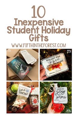 10 Cheap and Easy Holiday Gifts (for students!) Cheap Student Gifts, Christmas Gifts For High School Students, Cheap Gifts For Students, Easy Student Christmas Gifts, Gifts For Middle School Students, Gifts For High School Students, Holiday Gifts For Students, Classroom Gifts For Students, Easy Holiday Gifts