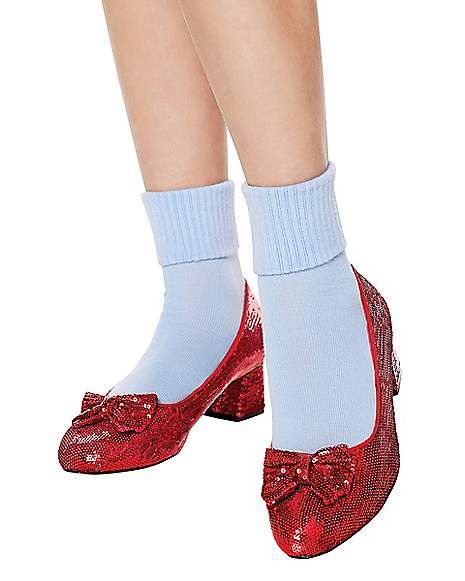 Ruby Slipper Sequin Heels - The Wizard of Oz - Spirithalloween.com Dorothy Shoes, Best Dressed Award, Dorothy Costume, Ruby Slipper, Ruby Red Slippers, Sequin Heels, Wonder Woman Costume, Ruby Slippers, Red Bodysuit