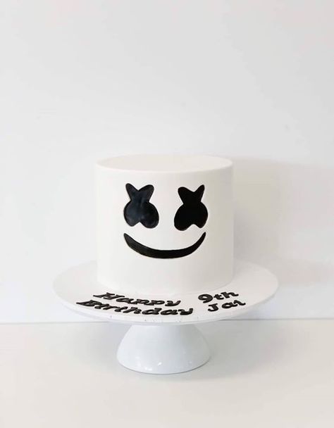 How cool is this @marshmellomusic (aka DJ Marshmellow) cake!!!   Admittedly we had no idea who DJ Marshmello was  but Jai's mum Leesa knew he would love this for his 9th birthday  Happy Birthday Jai!   Want us to create something for your special day?  Get a quote online: http://bit.ly/2uCQV5Y Dj Marshmello Cake, 9th Birthday, Special Day, Dj, Happy Birthday, Cake, Birthday