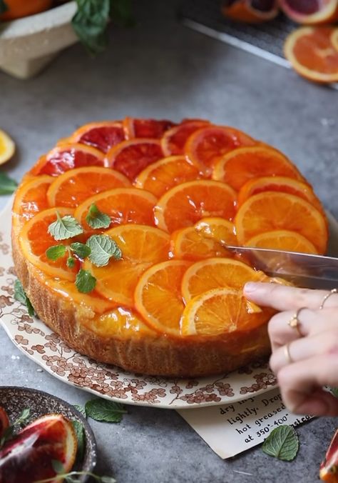 Orange Desserts, Whole Orange Cake, Desserts Aesthetic, Citrus Cake, Just Cakes, Orange Cake, Foodie Food, Left Behind, Healthy Meal Prep