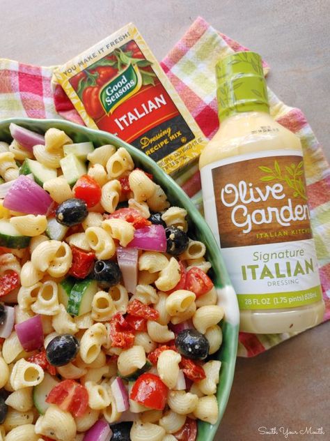 Overnight Pasta Salad (the BEST Pasta Salad EVER) | South Your Mouth | Bloglovin’ Pasta Salad Recipes With Italian Dressing Spaghetti, 12 Tomatoes Layered Pasta Salad, Best Italian Dressing For Pasta Salad, Cold Pasta Salad Recipes With Italian Dressing Noodles, Pioneer Woman Italian Pasta Salad, Dry Pasta Salad, Pasta Salad Using Olive Garden Italian Dressing, Easy Classic Pasta Salad, Midwest Pasta Salad